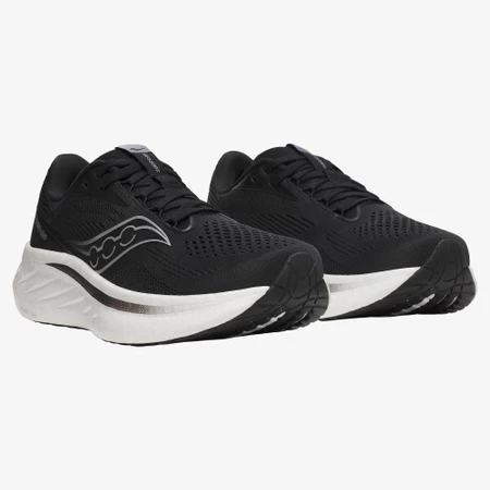 Saucony Ride 18 in Black/White
