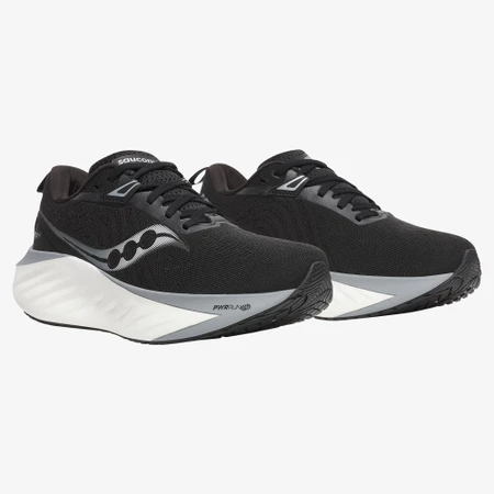 Saucony Triumph 22 in Black/White