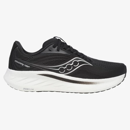Saucony Ride 18 in Black/White