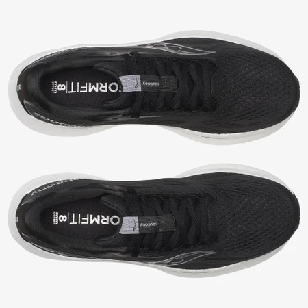 Saucony Ride 18 in Black/White