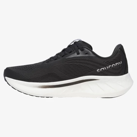 Saucony Ride 18 in Black/White