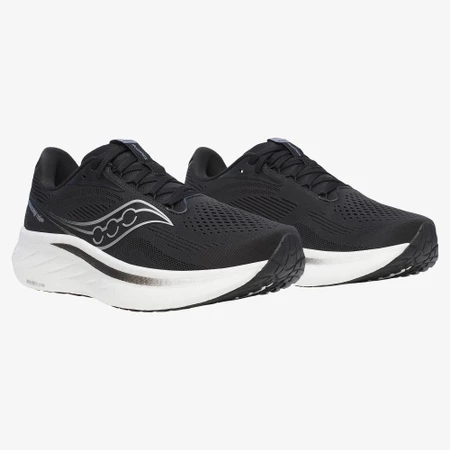 Saucony Ride 18 in Black/White