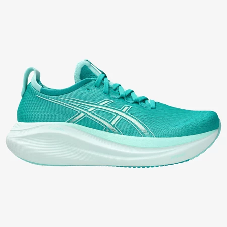 Asics Gel Nimbus 27 in Teal/Mint