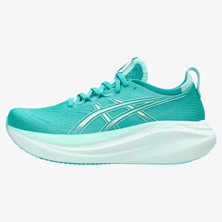 Asics Gel Nimbus 27 in Teal/Mint