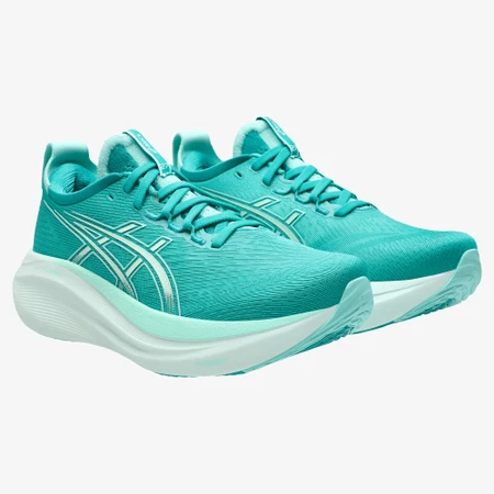 Asics Gel Nimbus 27 in Teal/Mint