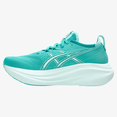 Asics Gel Nimbus 27 in Teal/Mint