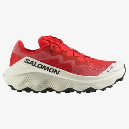 Salomon S/Lab Ultra Glide in Fiery Red/Vanilla