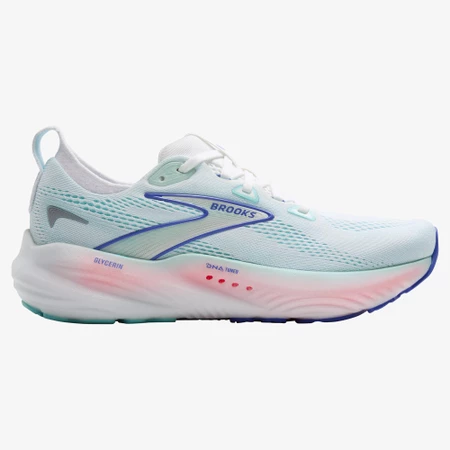Brooks Glycerin 22 D Wide in White/Limpet Shell