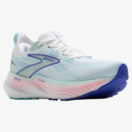 Brooks Glycerin 22 D Wide in White/Limpet Shell