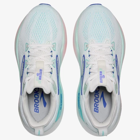 Brooks Glycerin GTS 22 D Wide in White/Limpet Shell