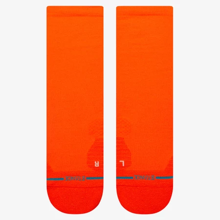 Stance Run Light Crew Socks in Orange