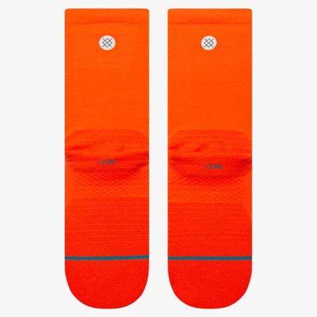 Stance Run Light Crew Socks in Orange
