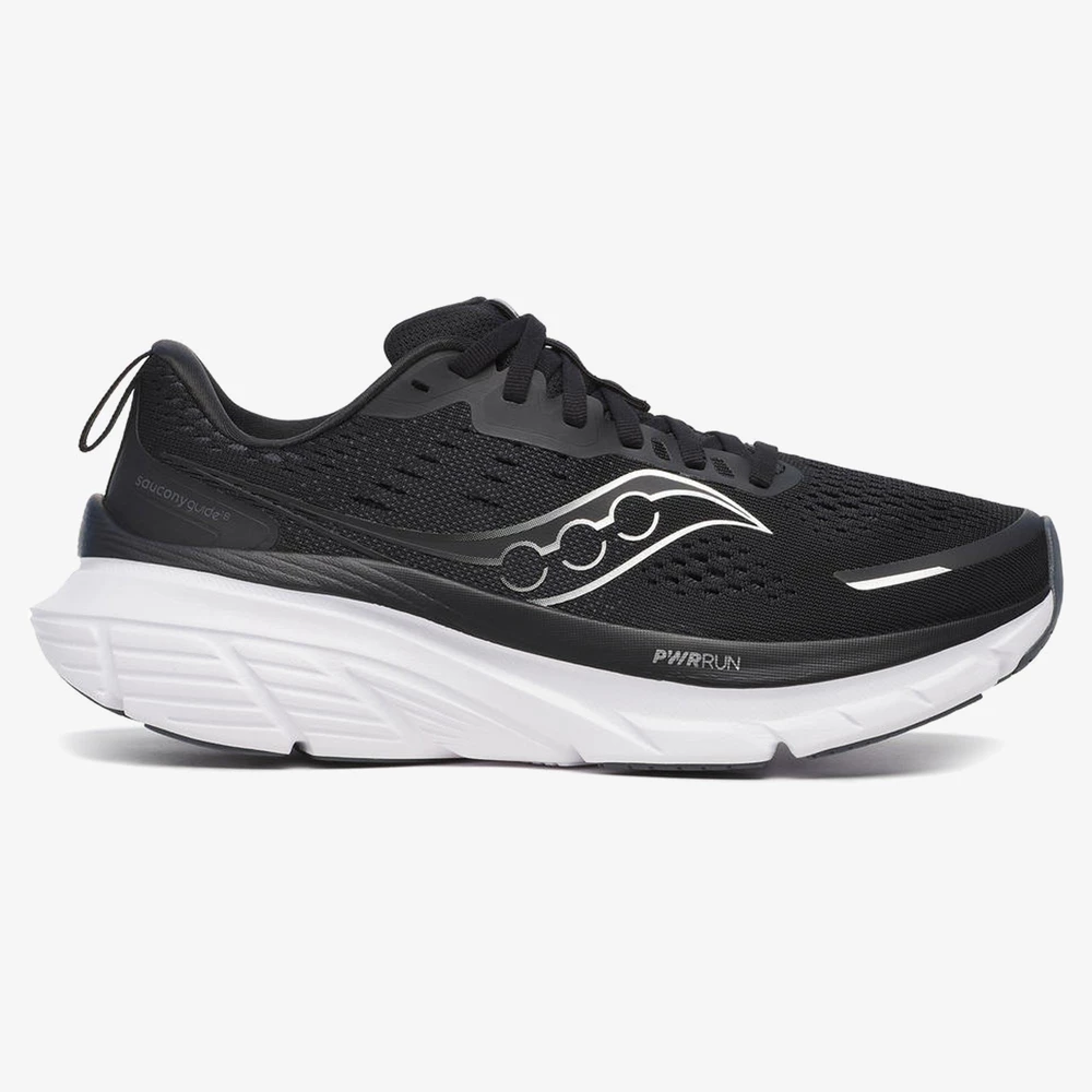 Saucony Guide 18 Wide in Black/White