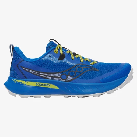 Saucony Peregrine 15 in Blue/Yellow