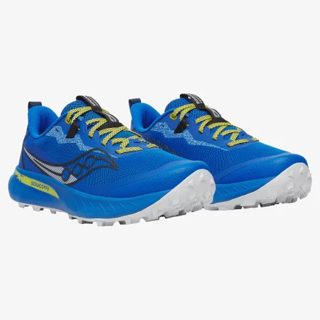 Saucony Peregrine 15 in Blue/Yellow