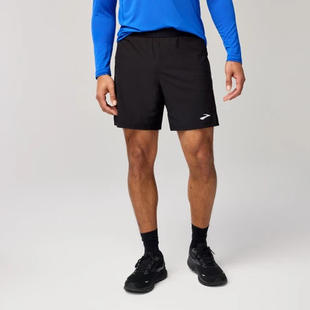 Brooks Journey 7in 2-in-1 Shorts in Black