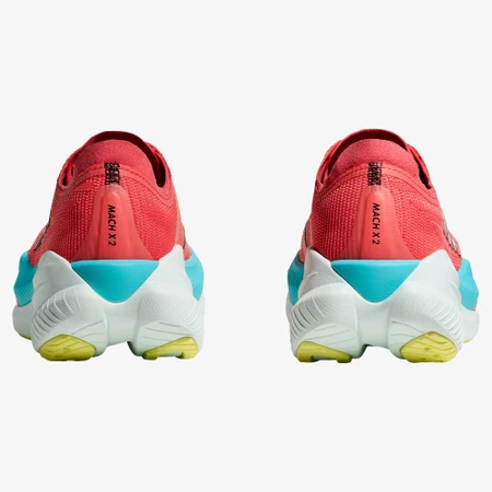 Hoka Mach X 2 in Grapefruit/Electric