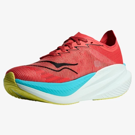 Hoka Mach X 2 in Grapefruit/Electric