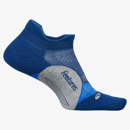 Feetures Elite Light Cushion No Show Socks in Navy/Grey