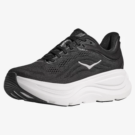 Hoka Bondi 9 Wide in Black/White