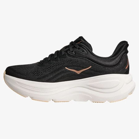 Hoka Bondi 9 in Black/Rose-Gold