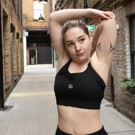 Maaree Solidarity High-Impact Sports Bra in Black