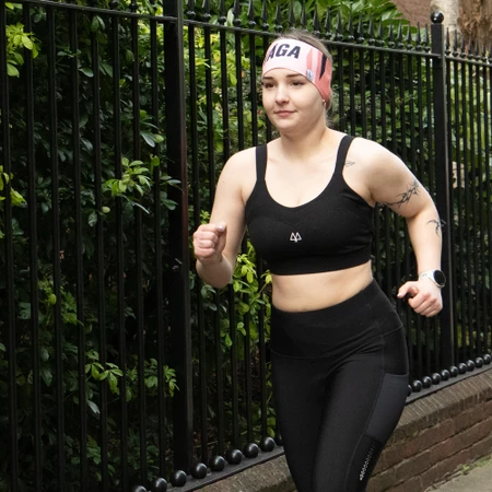 Maaree Solidarity High-Impact Sports Bra in Black