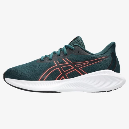 Asics Gel Cumulus 26 GS in Saxon Green/Coral