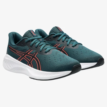 Asics Gel Cumulus 26 GS in Saxon Green/Coral