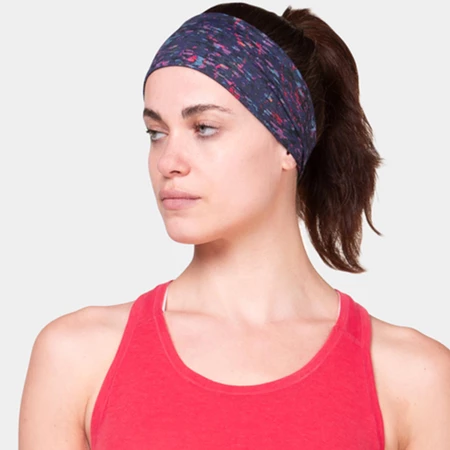 Ronhill Reversible Headband in Navy/Purple