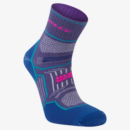 Hilly Twin Skin Anklet Socks 2025 in Grape