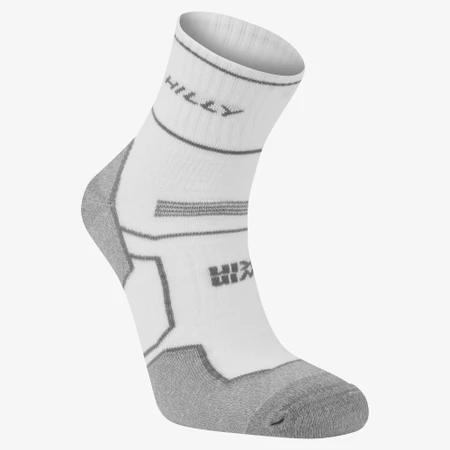 Hilly Twin Skin Anklet Socks 2025 in White/Grey