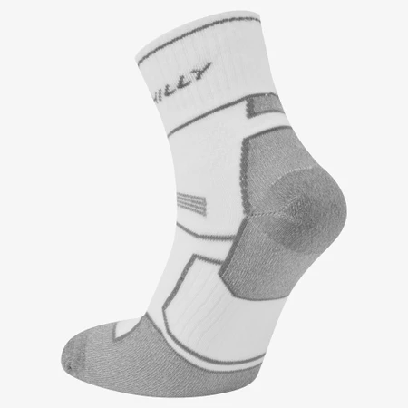 Hilly Twin Skin Anklet Socks 2025 in White/Grey