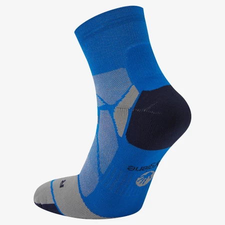 Hilly Marathon Fresh Minimum Cushioning Anklet Socks in Cobalt/Grey
