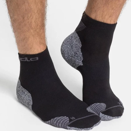 Odlo Ceramicool Quarter Socks in Black