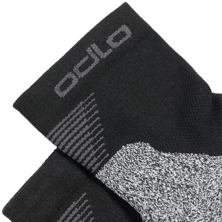 Odlo Ceramicool Quarter Socks in Black