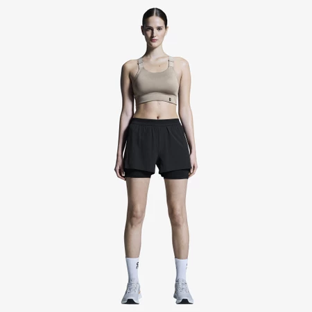 On 3in Performance 2-in-1 Shorts in Black