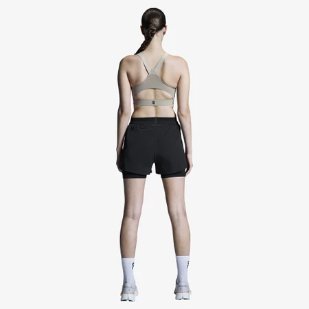 On 3in Performance 2-in-1 Shorts in Black