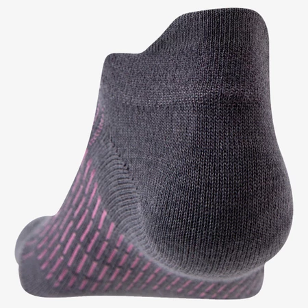Injinji Women's Run Lightweight No-Show Toe Socks in Charcoal