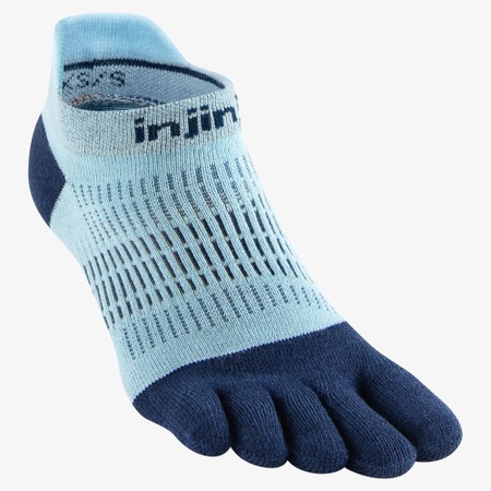 INJINJI  Women's Run Lightweight No-Show Toe Socks