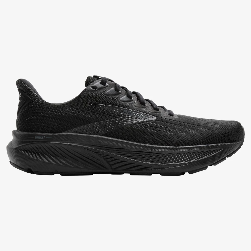 Brooks Ghost 17 D Wide in Black/Black