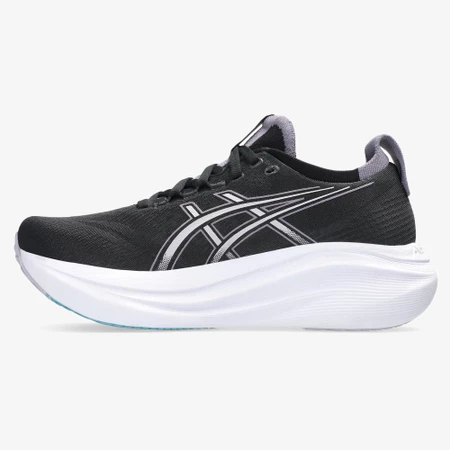 Asics Gel Nimbus 27 in Black/Aqua