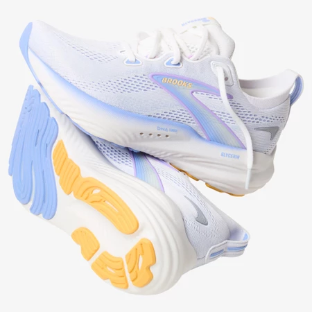 Brooks Glycerin 22 in White/Blue