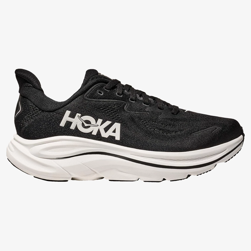 Hoka Clifton 10 in Black/White