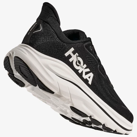 Hoka Clifton 10 in Black/White
