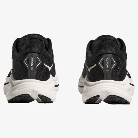 Hoka Clifton 10 in Black/White