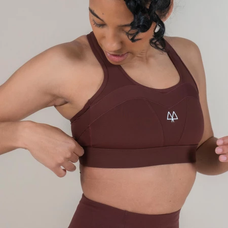 Maaree Empower Sports Bra in Burgundy