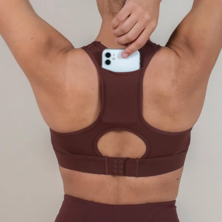 Maaree Empower Sports Bra in Burgundy