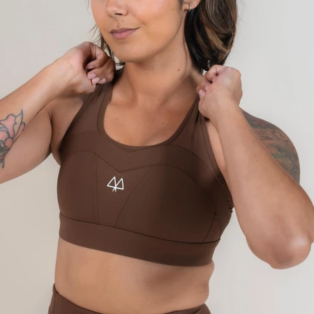 Maaree Empower Sports Bra in Coffee
