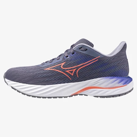 Mizuno Wave Inspire 21 in Blue Granite/Coral